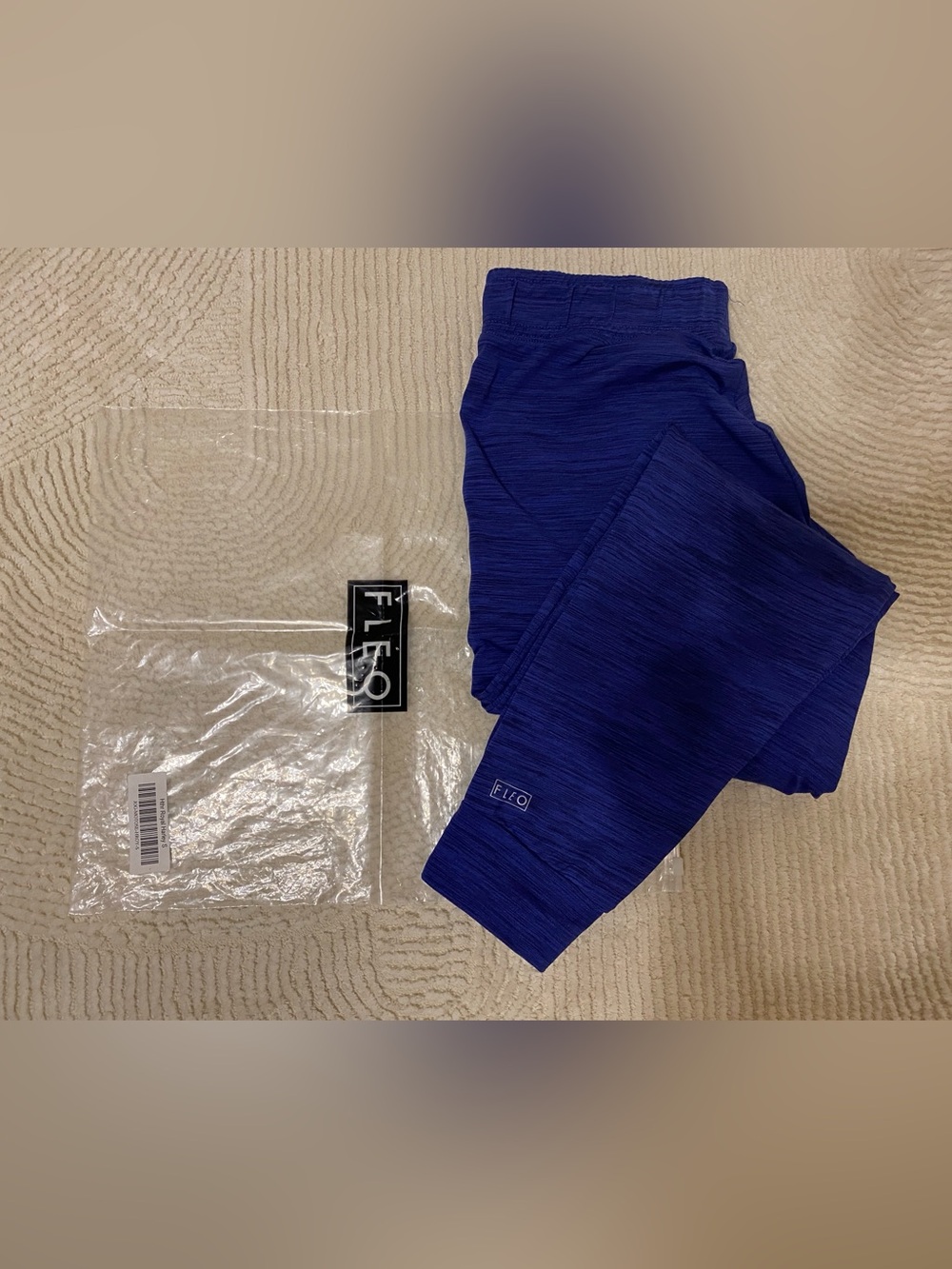Fleo Small Heathered Royal Harley Joggers in EUC